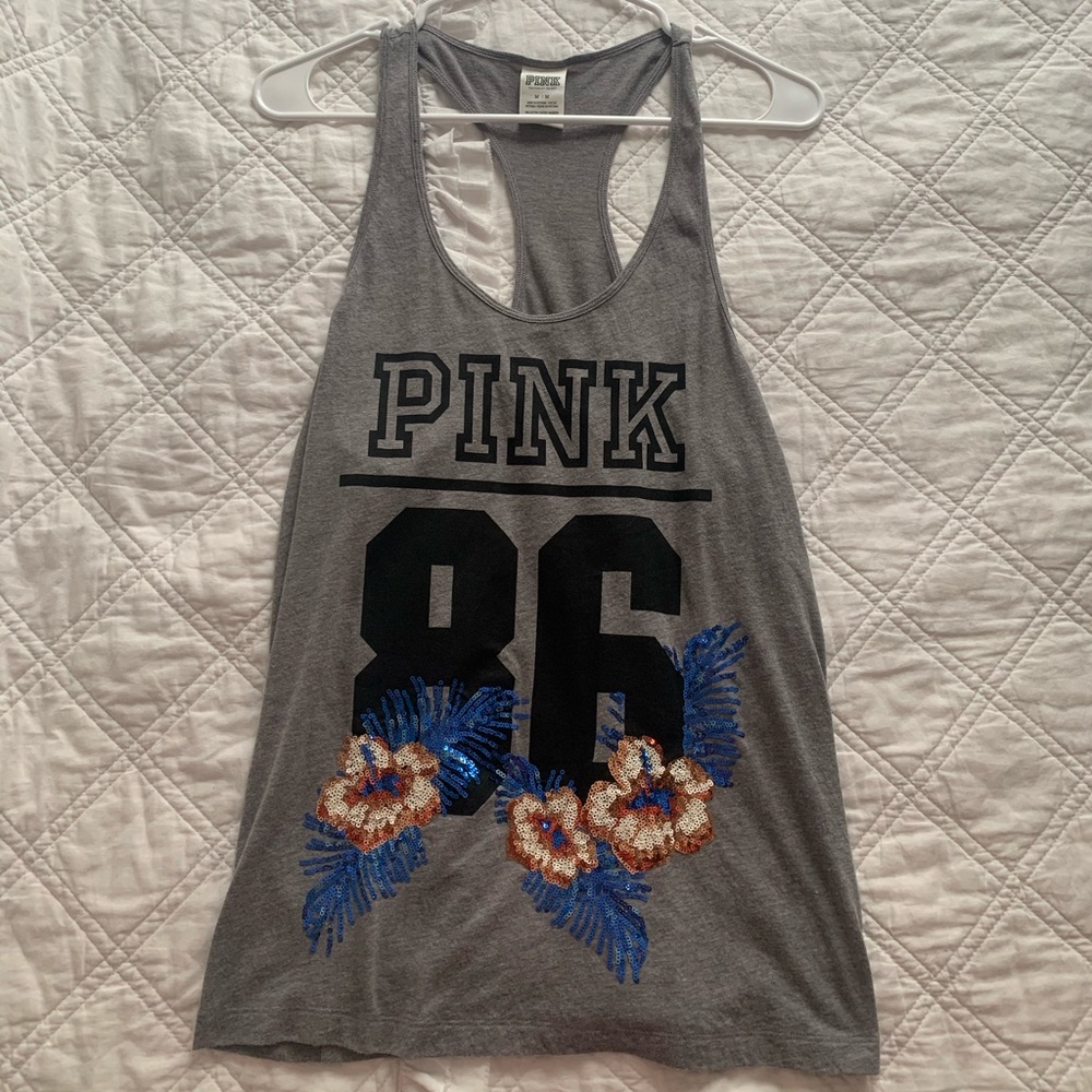 Victoria’s Secret PINK Sequin Tank Top